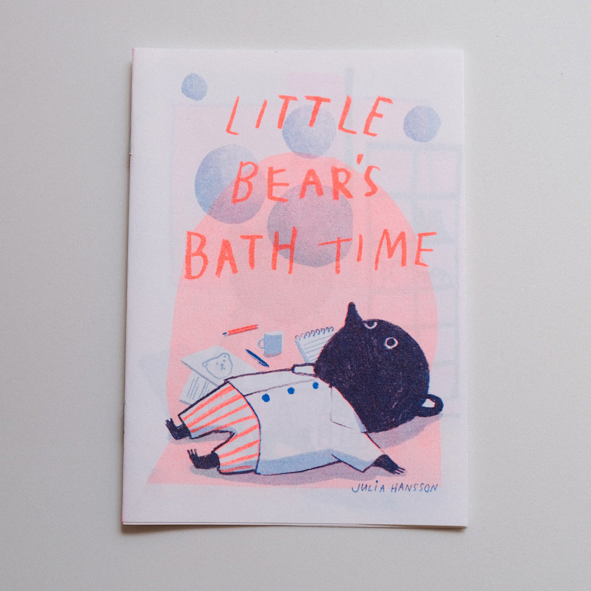 Bathing bear zine