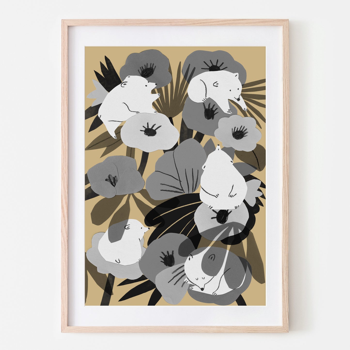 Bears in Flowers
