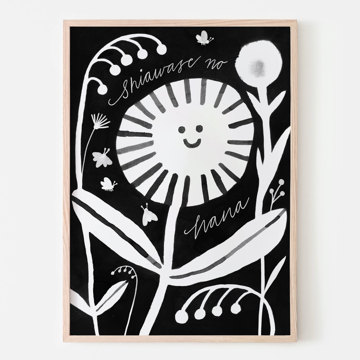 Flower of Happiness (black)