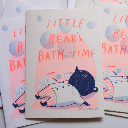 Bathing bear zine
